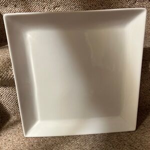 Pottery Barn Great White Classic White Square Platter